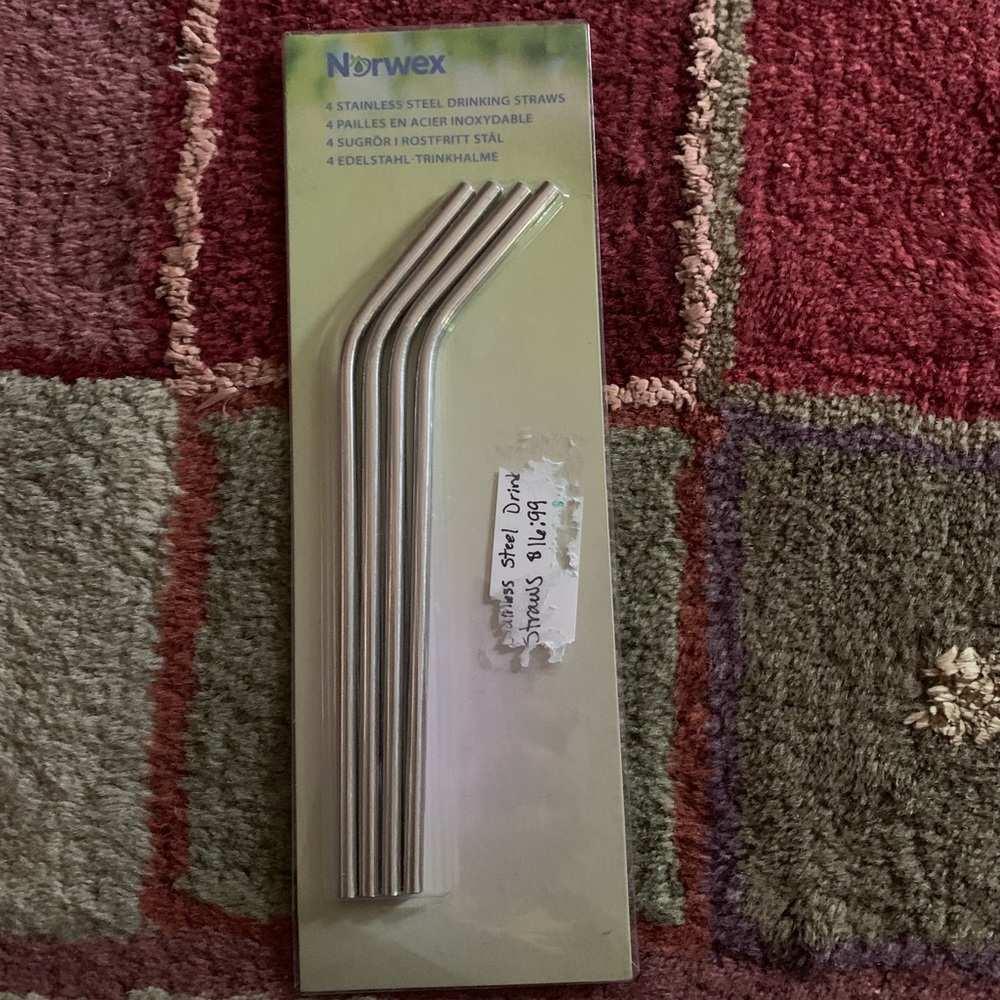 Metal straws. Save the earth!